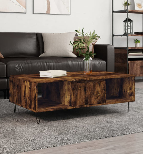 Couchtisch Räuchereiche 104x60x35 cm Holzwerkstoff