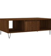Couchtisch Braun Eichen-Optik 104x60x35 cm Holzwerkstoff