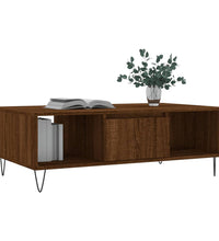 Couchtisch Braun Eichen-Optik 104x60x35 cm Holzwerkstoff