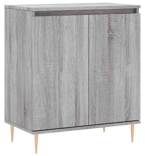 Sideboard Grau Sonoma 60x35x70 cm Holzwerkstoff