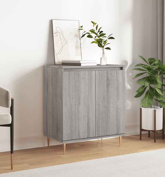 Sideboard Grau Sonoma 60x35x70 cm Holzwerkstoff