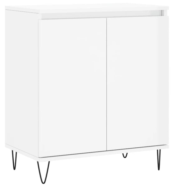 Sideboard Hochglanz-Weiß 60x35x70 cm Holzwerkstoff