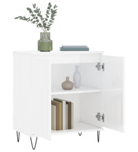 Sideboard Hochglanz-Weiß 60x35x70 cm Holzwerkstoff