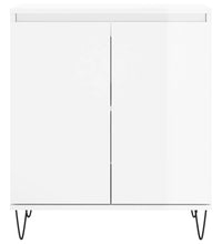Sideboard Hochglanz-Weiß 60x35x70 cm Holzwerkstoff