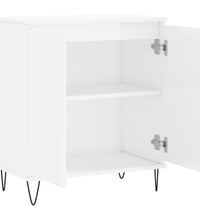 Sideboard Hochglanz-Weiß 60x35x70 cm Holzwerkstoff