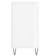 Sideboard Hochglanz-Weiß 60x35x70 cm Holzwerkstoff
