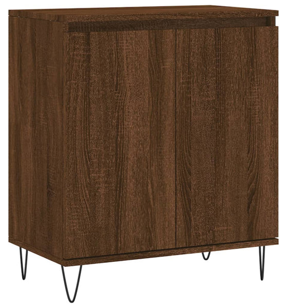 Sideboard Braun Eichen-Optik 60x35x70 cm Holzwerkstoff