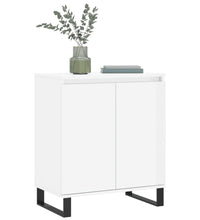Sideboard Hochglanz-Weiß 60x35x70 cm Holzwerkstoff