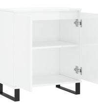 Sideboard Hochglanz-Weiß 60x35x70 cm Holzwerkstoff