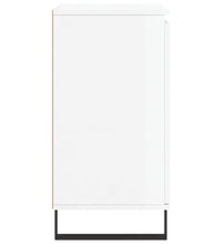 Sideboard Hochglanz-Weiß 60x35x70 cm Holzwerkstoff
