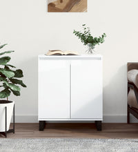 Sideboard Hochglanz-Weiß 60x35x70 cm Holzwerkstoff