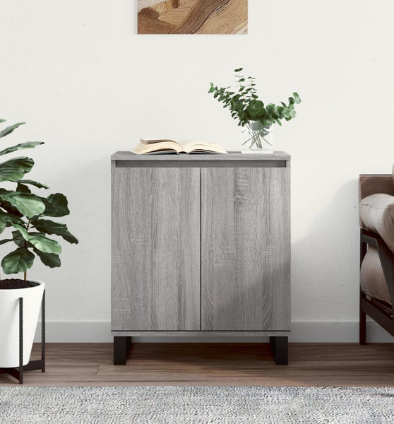 Sideboard Grau Sonoma 60x35x70 cm Holzwerkstoff