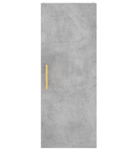 Wandschrank Betongrau 34,5x34x90 cm