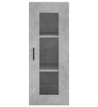 Wandschrank Betongrau 34,5x34x90 cm