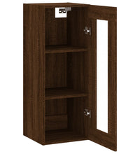 Wandschrank Braun Eichen-Optik 34,5x34x90 cm