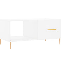 Couchtisch Weiß 90x50x40 cm Holzwerkstoff