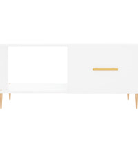 Couchtisch Weiß 90x50x40 cm Holzwerkstoff