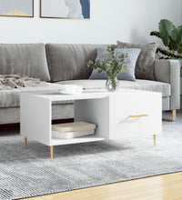 Couchtisch Weiß 90x50x40 cm Holzwerkstoff