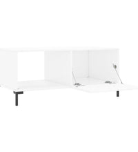 Couchtisch Weiß 90x50x40 cm Holzwerkstoff