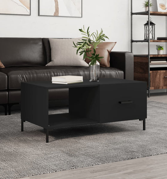 Couchtisch Schwarz 90x50x40 cm Holzwerkstoff