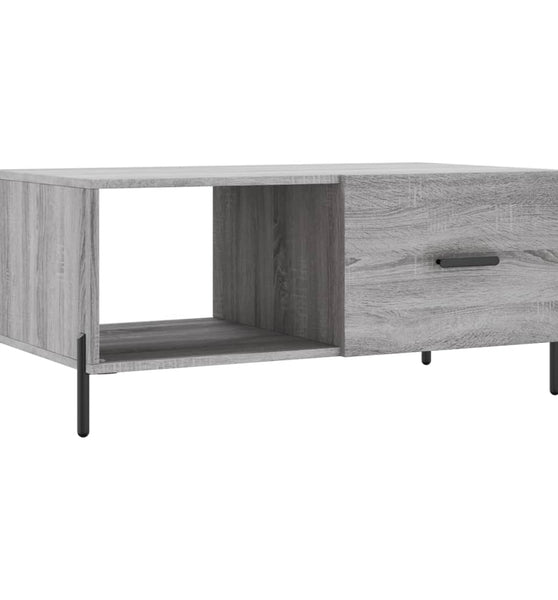 Couchtisch Grau Sonoma 90x50x40 cm Holzwerkstoff