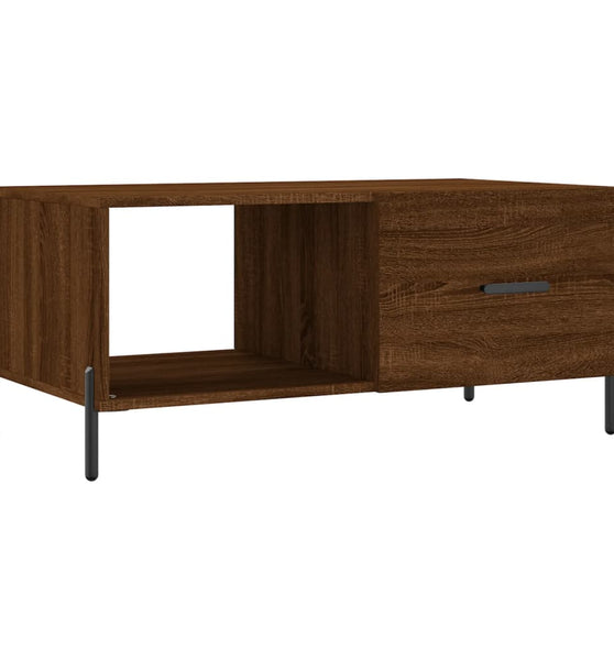 Couchtisch Braun Eichen-Optik 90x50x40 cm Holzwerkstoff
