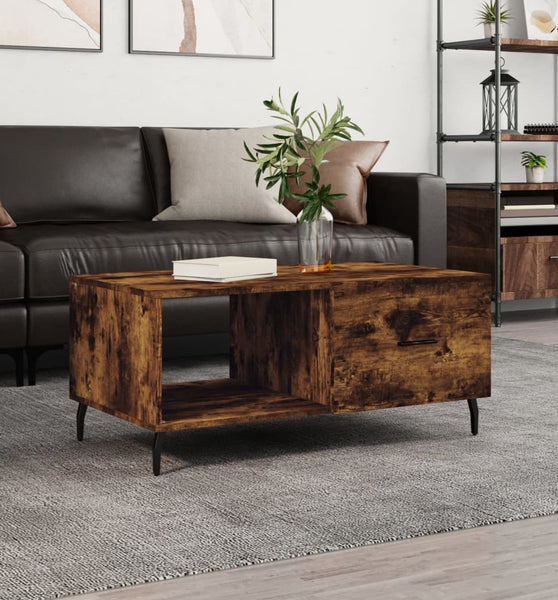 Couchtisch Räuchereiche 90x50x40 cm Holzwerkstoff