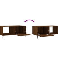 Couchtisch Braun Eichen-Optik 90x50x40 cm Holzwerkstoff