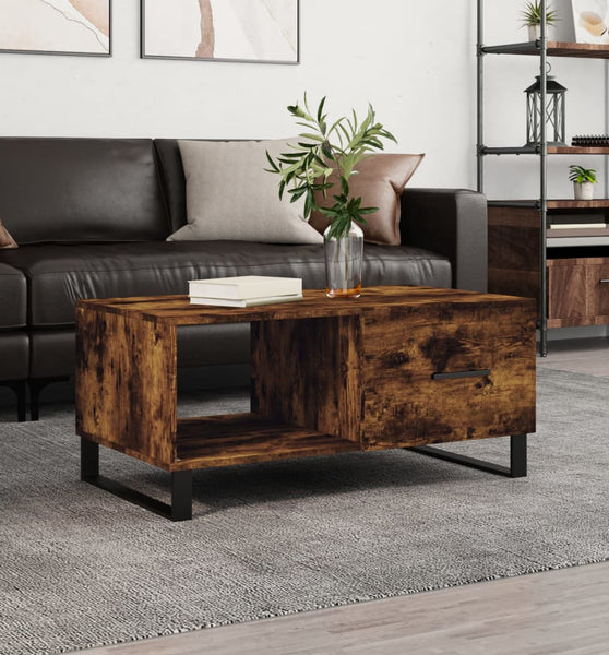 Couchtisch Räuchereiche 90x50x40 cm Holzwerkstoff