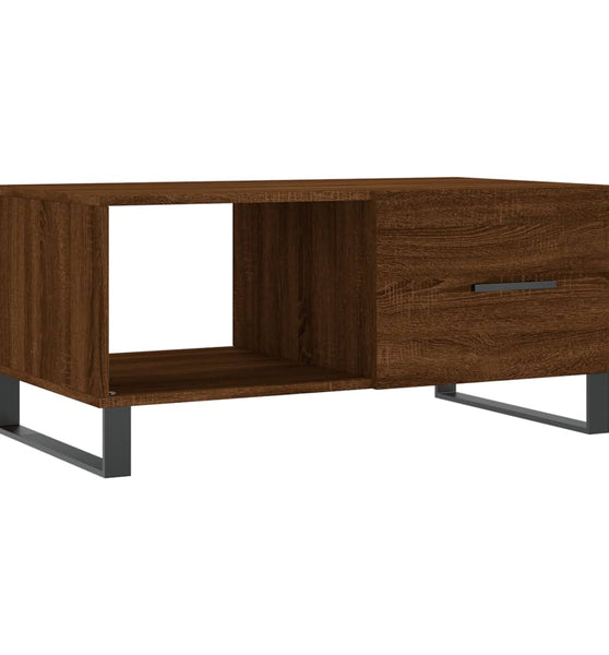 Couchtisch Braun Eichen-Optik 90x50x40 cm Holzwerkstoff