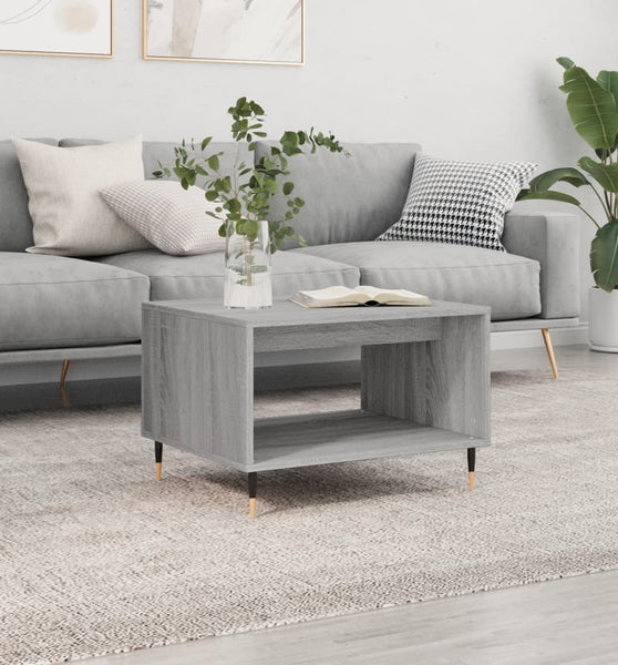 Couchtisch Grau Sonoma 60x50x40 cm Holzwerkstoff
