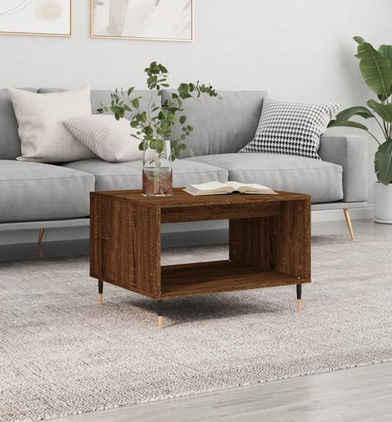 Couchtisch Braun Eichen-Optik 60x50x40 cm Holzwerkstoff
