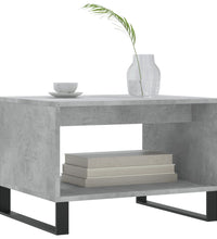 Couchtisch Betongrau 60x50x40 cm Holzwerkstoff