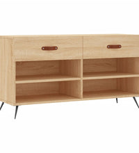 Schuhbank Sonoma-Eiche 102x35x55 cm Holzwerkstoff