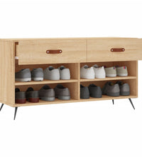 Schuhbank Sonoma-Eiche 102x35x55 cm Holzwerkstoff