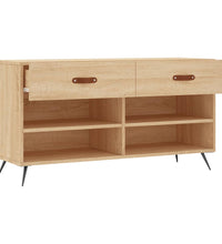 Schuhbank Sonoma-Eiche 102x35x55 cm Holzwerkstoff