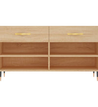 Schuhbank Sonoma-Eiche 102x35x55 cm Holzwerkstoff