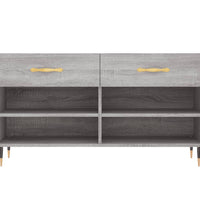 Schuhbank Grau Sonoma 102x35x55 cm Holzwerkstoff