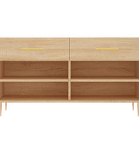 Schuhbank Sonoma-Eiche 102x35x55 cm Holzwerkstoff