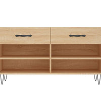 Schuhbank Sonoma-Eiche 102x35x55 cm Holzwerkstoff