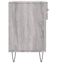 Schuhbank Grau Sonoma 102x35x55 cm Holzwerkstoff