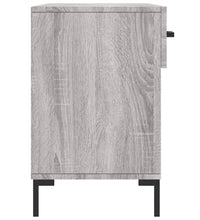 Schuhbank Grau Sonoma 102x35x55 cm Holzwerkstoff