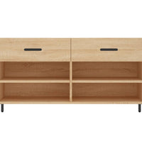 Schuhbank Sonoma-Eiche 102x35x55 cm Holzwerkstoff