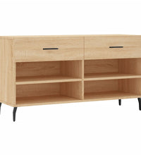 Schuhbank Sonoma-Eiche 102x35x55 cm Holzwerkstoff