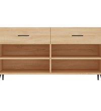 Schuhbank Sonoma-Eiche 102x35x55 cm Holzwerkstoff