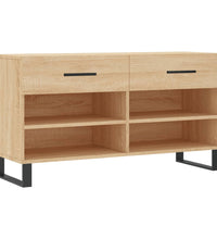 Schuhbank Sonoma-Eiche 102x35x55 cm Holzwerkstoff