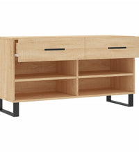 Schuhbank Sonoma-Eiche 102x35x55 cm Holzwerkstoff