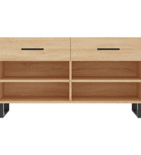 Schuhbank Sonoma-Eiche 102x35x55 cm Holzwerkstoff