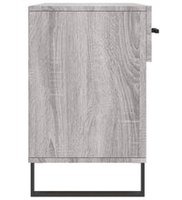 Schuhbank Grau Sonoma 102x35x55 cm Holzwerkstoff