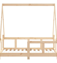 Kinderbett 70x140 cm Massivholz Kiefer